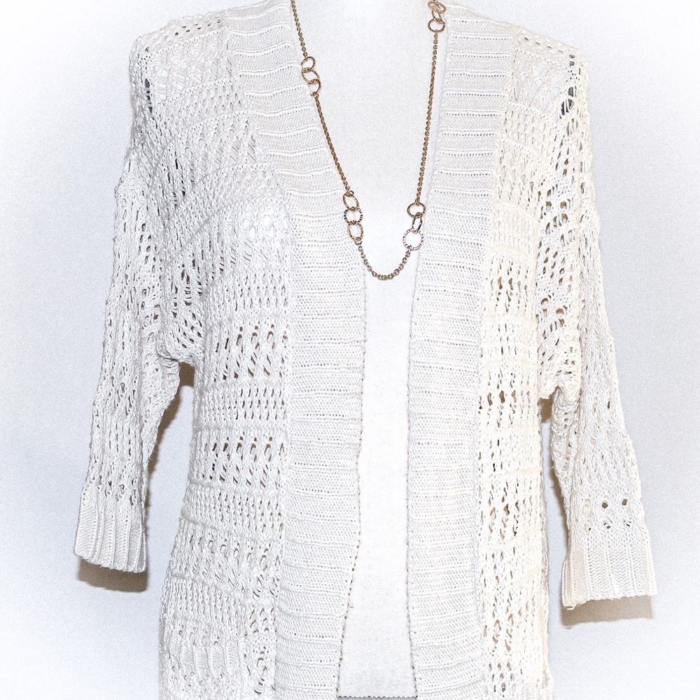 Staring at Stars Urban Outfitter Cardigan Cream Lg